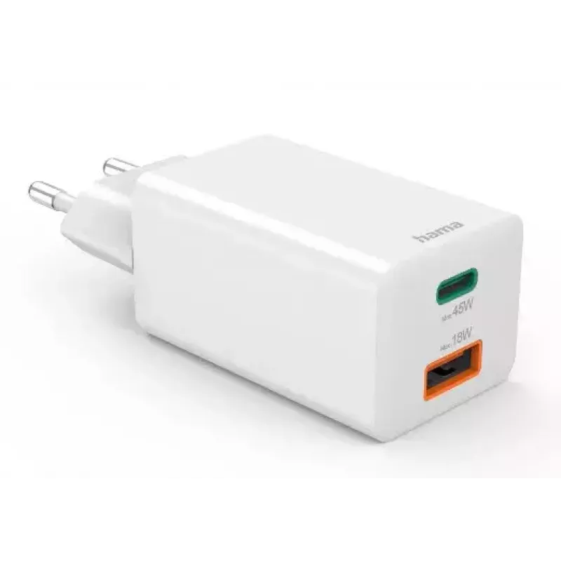 Hama 00201993 carregador móvel telemóvel, portátil, smartphone, tablet branco AC carregamento rápido interior