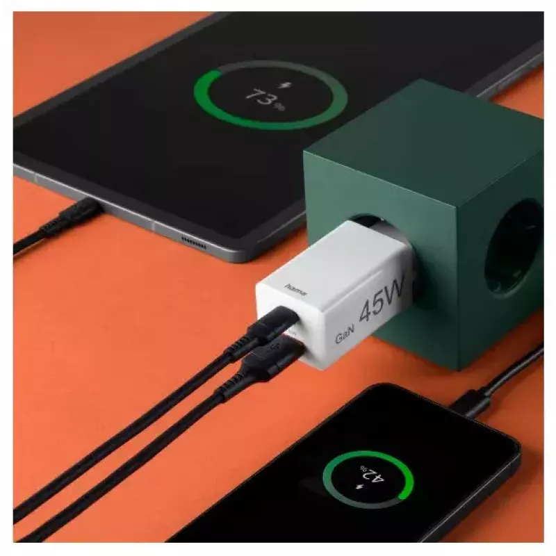 Hama 00201993 carregador móvel telemóvel, portátil, smartphone, tablet branco AC carregamento rápido interior