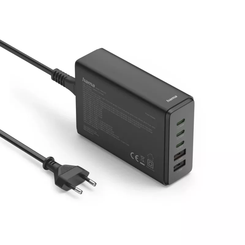 Hama 00201978 carregador para dispositivos móveis portátil, powerbank, smartphone, tablet preto AC carregamento rápido interior