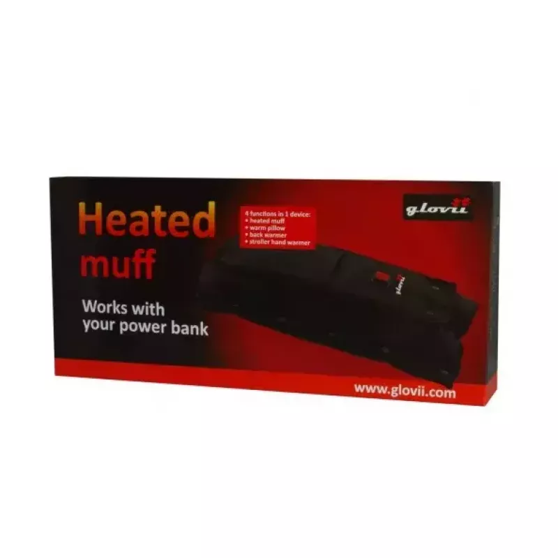 Proteção de costas Glovii GF41 Heated Muff 4in1 unissexo preto cinzento
