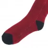 Meias desportivas Glovii GQ3L L, meias aquecidas unissexo em algodão com elemento de aquecimento integrado, controlo de temperatura, vermelho