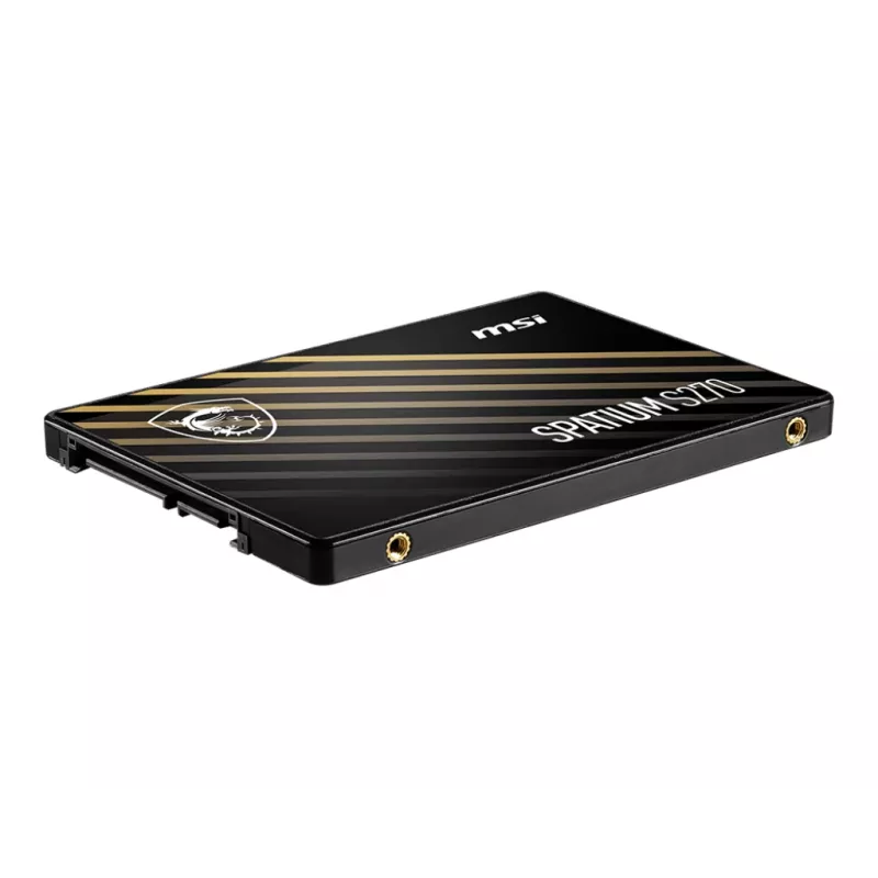SSD SATA III de 2,5 polegadas MSI SPATIUM S270 960 GB – 500 MB/s de leitura, 450 MB/s de escrita, 3D-NAND