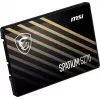 SSD SATA III 2,5 polegadas MSI SPATIUM S270 480 GB — 3D NAND, 450 MB/s escrita, 2 milhões de horas MTBF