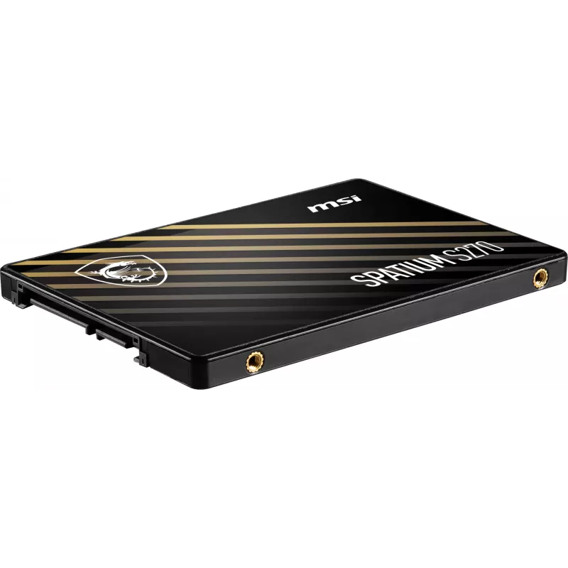 SSD SATA III 2,5 polegadas MSI SPATIUM S270 480 GB — 3D NAND, 450 MB/s escrita, 2 milhões de horas MTBF