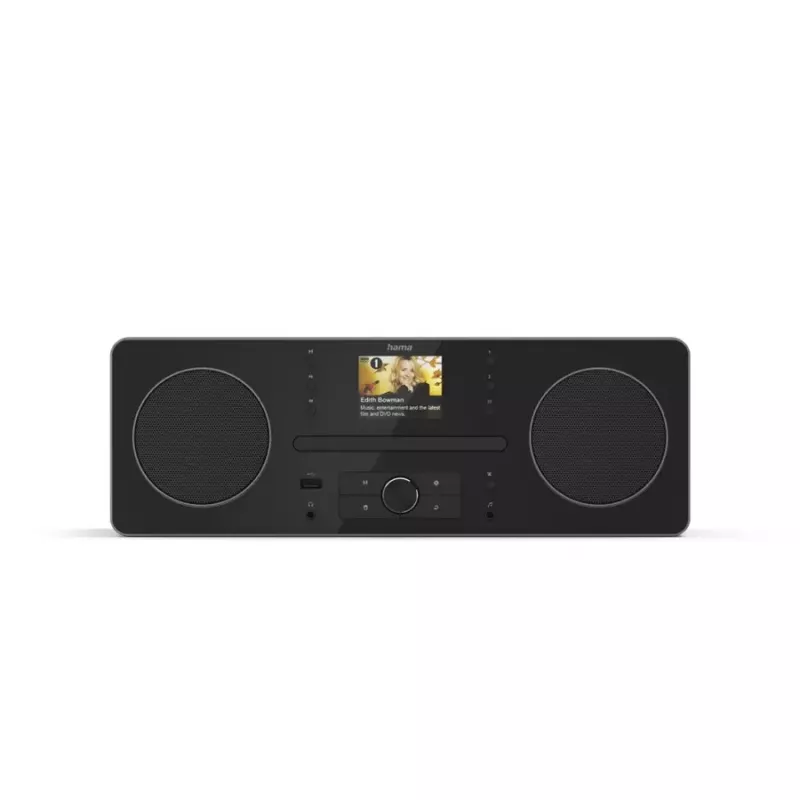 Leitor de CD portátil Hama DIR1570CBT preto, cinzento
