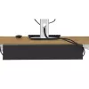 Calha para cabos LogiLink KAB0070 preto 114 mm 76 mm 0,6 m