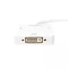 LogiLink CV0045A adaptador de Mini DisplayPort para HDMI/DVI/DisplayPort, 4K, 0,15 m, branco