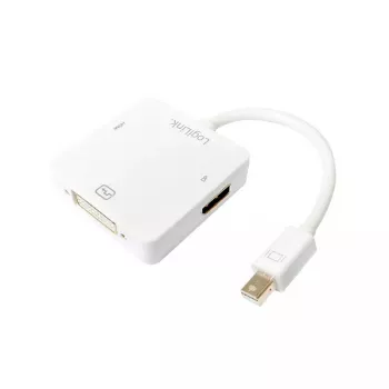 Adaptador de cabo de vídeo LogiLink CV0045A 0,15 m branco