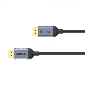 Unitek C1626GY01-2M cabo DisplayPort 2.1, 8K@120Hz, 2 m, preto