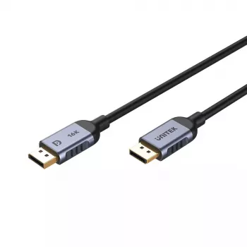Unitek C1626GY01-2M cabo DisplayPort 2.1, 8K@120Hz, 2 m, preto