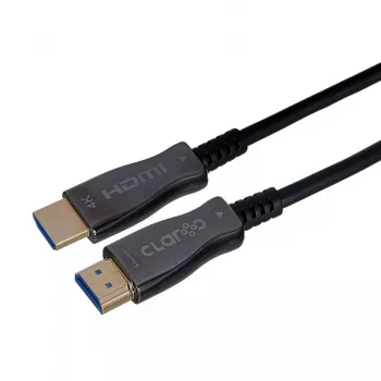 claroc FEN-HDMI-20-40M, cabo HDMI de fibra ótica, cabo ótico ativo (AOC) HDMI 2.0, 4K, 40 m