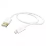 Cabo de carregamento Hama, USB-A - Lightning, 1,5 m, branco