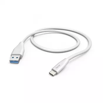 Cabo USB Hama 00201596 USB 2.0 1,5 m USB A USB C branco