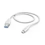 Cabo USB Hama 00201596 USB 2.0 1,5 m USB A USB C branco