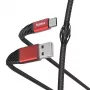 Cabo USB Hama Extreme USB 2.0 1,5 m USB A USB C preto, vermelho