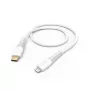 Cabo Lightning Hama 00201603 1,5 m branco 3 A USB-C