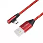 Cabo USB LogiLink CU0146 USB 2.0 1 m USB A USB C vermelho