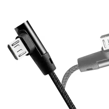 Cabo USB LogiLink CU0142 USB 2.0 0,3 m USB A Micro-USB B preto