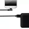 LogiLink CU0142 cabo USB 2.0, USB-A para Micro-USB B (angular 90°), entrançado, 1 m, preto