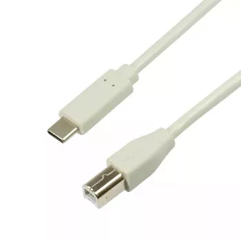 LogiLink CU0160 cabo USB 2.0 de USB-C para USB-B, 1 m, cinzento