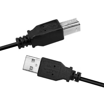 Cabo USB LogiLink CU0008B 3m USB A para USB B preto
