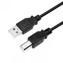 Cabo USB LogiLink CU0008B 3m USB A para USB B preto