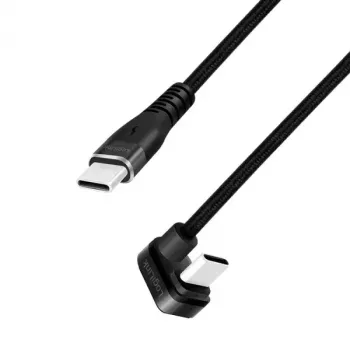 Cabo USB LogiLink CU0191 USB 2.0 2 m USB C preto