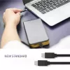 Qoltec 52352 cabo USB-C para USB-C, USB 3.1, 5 Gbit/s, 2,5 m, preto