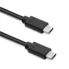 Qoltec 52352 cabo USB-C para USB-C, USB 3.1, 5 Gbit/s, 2,5 m, preto