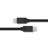 Qoltec 52352 cabo USB-C para USB-C, USB 3.1, 5 Gbit/s, 2,5 m, preto