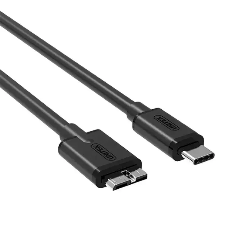Unitek Y-C475BK cabo USB-C para Micro-USB B, USB 3.0, 1 m, preto