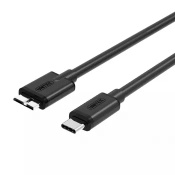 Cabo USB UNITEK Y-C475BK USB 3.2 Gen 1 1 m USB-C Micro-USB B preto