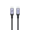 Unitek C14110GY-2M cabo de carregamento USB-C para USB-C, PD 240 W (48 V/5 A), 2 m, preto-cinzento