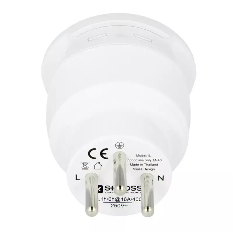 Adaptador de viagem Skross Combo World para Israel