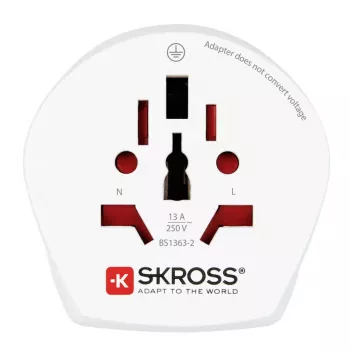 Adaptador de viagem Skross Combo World para Israel