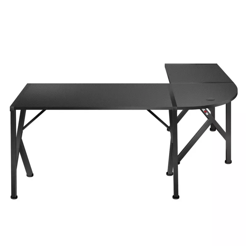 Huzaro Hero 6.3 secretária gaming, 154×48×74 cm, tampo de 1,5 cm, preta