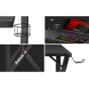 Huzaro Hero 6.3 secretária gaming, 154×48×74 cm, tampo de 1,5 cm, preta