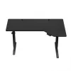 Huzaro Hero 9.1 secretária gaming elétrica, altura ajustável, 145×85 cm, preta