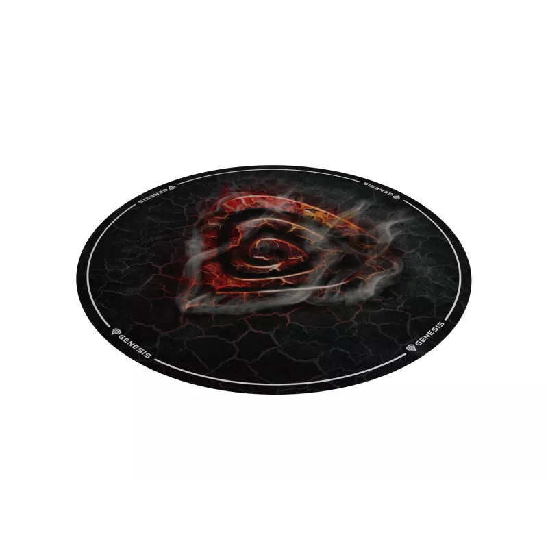 Tapete para cadeira GENESIS Tellur 400 Round Lava multicolor tecido borracha