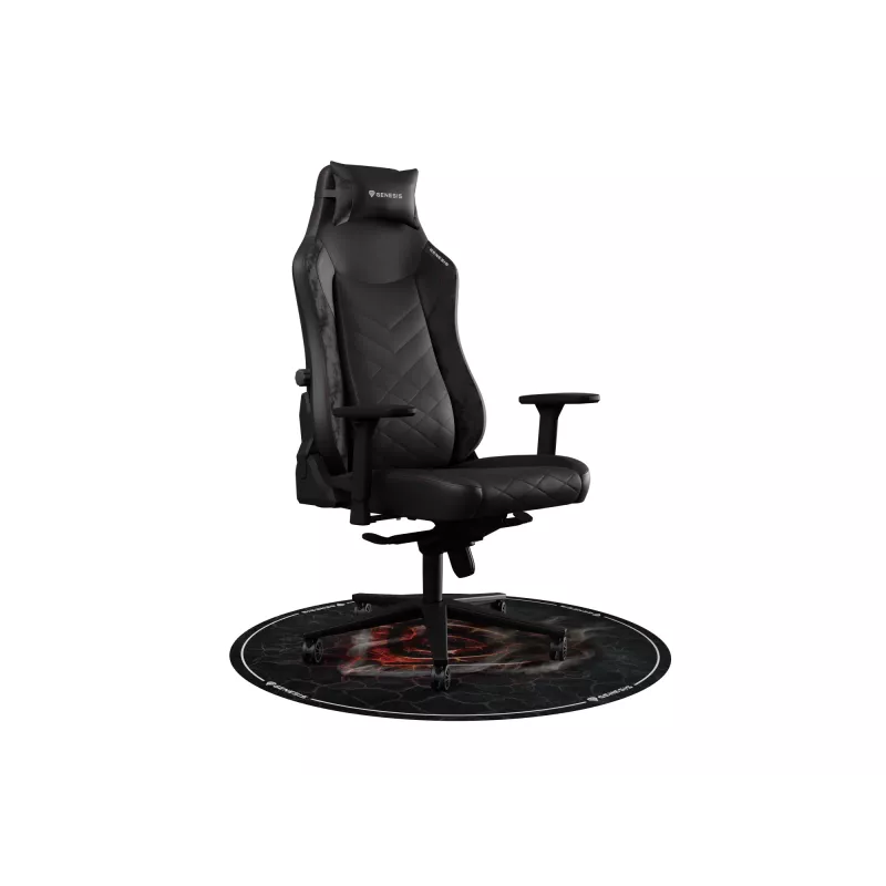 Tapete para cadeira GENESIS Tellur 400 Round Lava multicolor tecido borracha