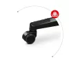 Cadeira de gaming Huzaro Combat 5.0 assento em malha preta — assento em malha, encosto respirável, inclinação 90–140°, carga máx. 140 kg, braços, apoio para os pés