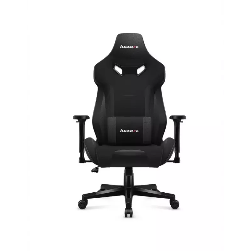 Cadeira de gaming Huzaro Force 7.6 preta — assento tipo concha acolchoado, encosto ajustável, peso máx. 150 kg
