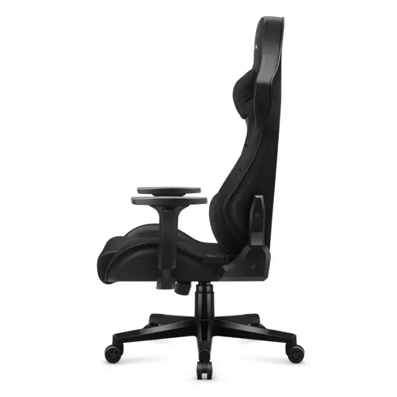 Cadeira de gaming Huzaro Force 7.6 preta — assento tipo concha acolchoado, encosto ajustável, peso máx. 150 kg