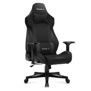 Cadeira de gaming Huzaro Force 7.6 preta — assento tipo concha acolchoado, encosto ajustável, peso máx. 150 kg