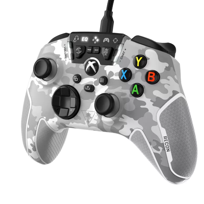 Comando Turtle Beach Recon cinzento, branco USB analógico / digital PC, Xbox, Xbox One, Xbox Series S, Xbox Series X