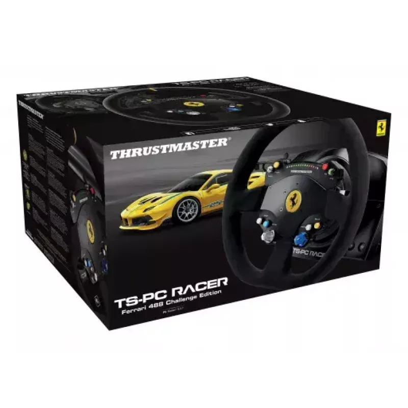 Volante Thrustmaster TS-PC Racer Ferrari 488 Challenge Edition preto USB 2.0 analógico / digital
