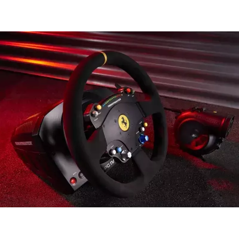 Volante Thrustmaster TS-PC Racer Ferrari 488 Challenge Edition preto USB 2.0 analógico / digital