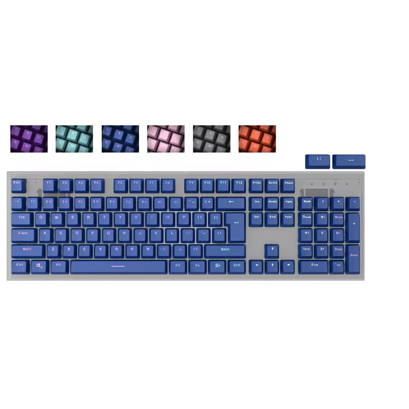 Teclas para teclado GENESIS LEAD 300 universal ABS azul