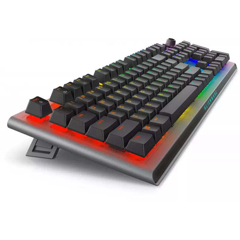 Teclado Alienware Tri-Mode AW920K gaming USB + RF Wireless + Bluetooth cinzento