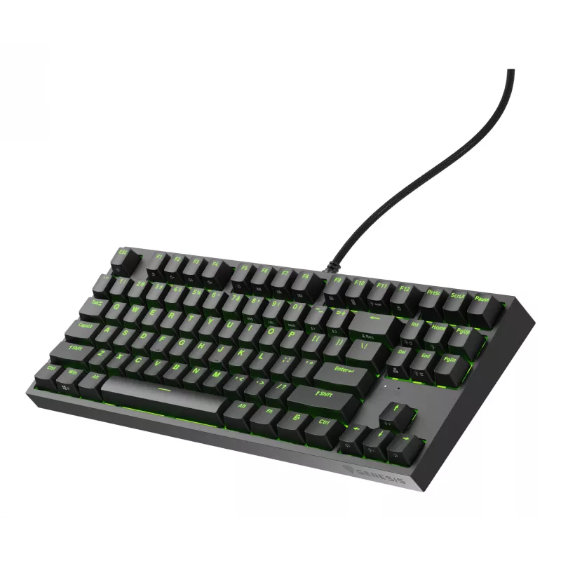 Teclado GENESIS Thor 404 TKL gaming USB QWERTY US International preto